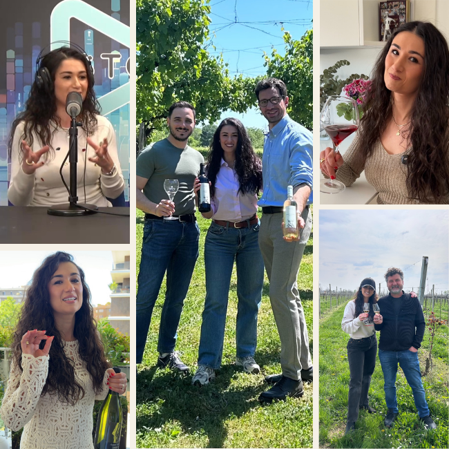 Team di I Sapori DiVini durante visite in cantina, degustazioni e incontri con produttori indipendenti